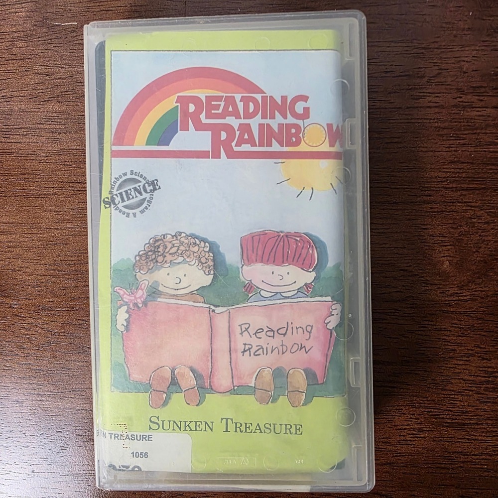 Reading Rainbow Sunken Treasure VHS GPN Educational Science Childrens Tape